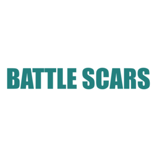 Battle Scars Decal (Turquoise)